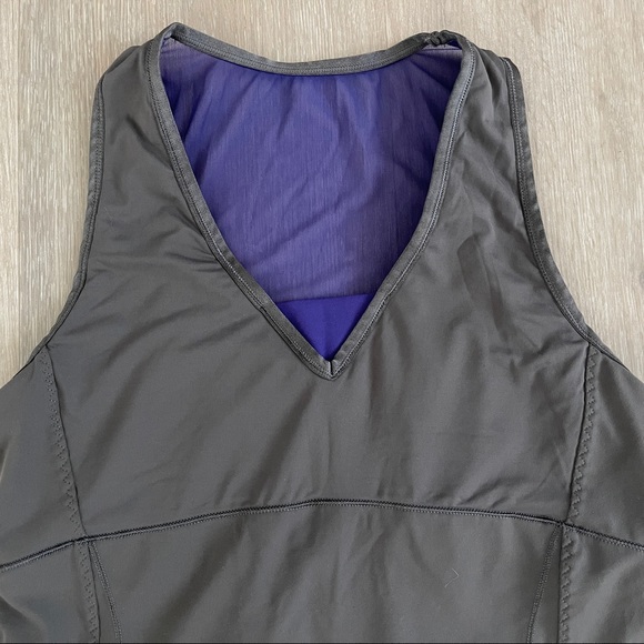 Alo Yoga Mesh Back Tank Top Built-in Shelf Bra - Picture 2 of 4